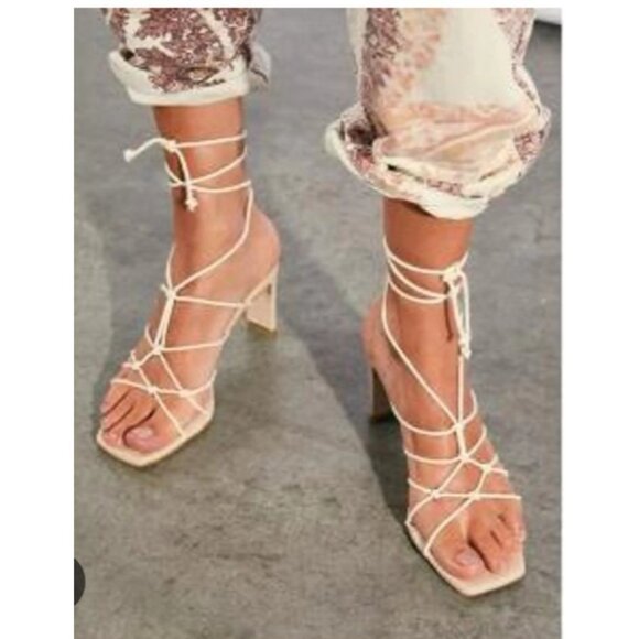 Alohas lace up sandals Size EU 39/US 8.5 - Picture 1 of 12